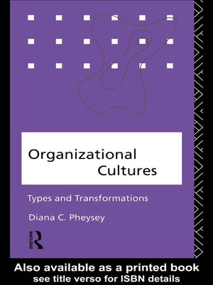 cover image of Organizational Cultures